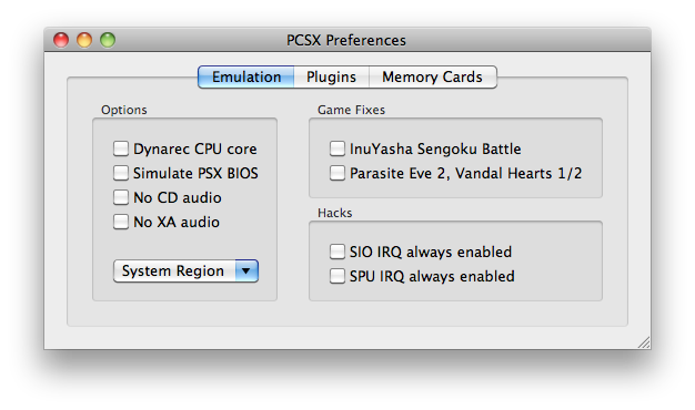 ps1 emulator mac lion